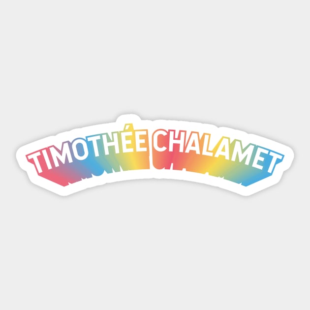 Timothée Chalamet Sticker by Sthickers